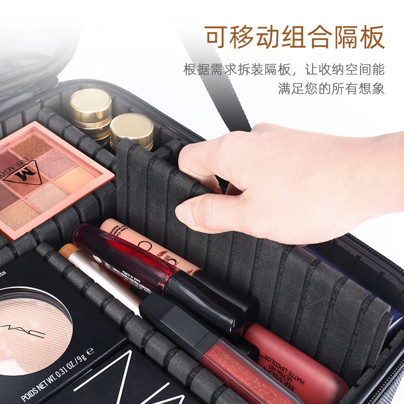 Large Capacity Cosmetic Bag Women'S Portable Portable Travel Makeup Artist Cosmetic Storage Bag Tattoo Nail Art Kit - Image 3